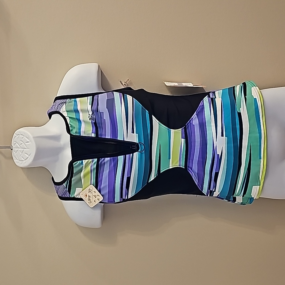 Ladies zeroxposur scuba tankini xs nwt